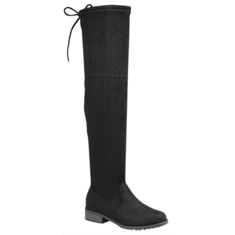 Black Over-the-Knee Women's Boots